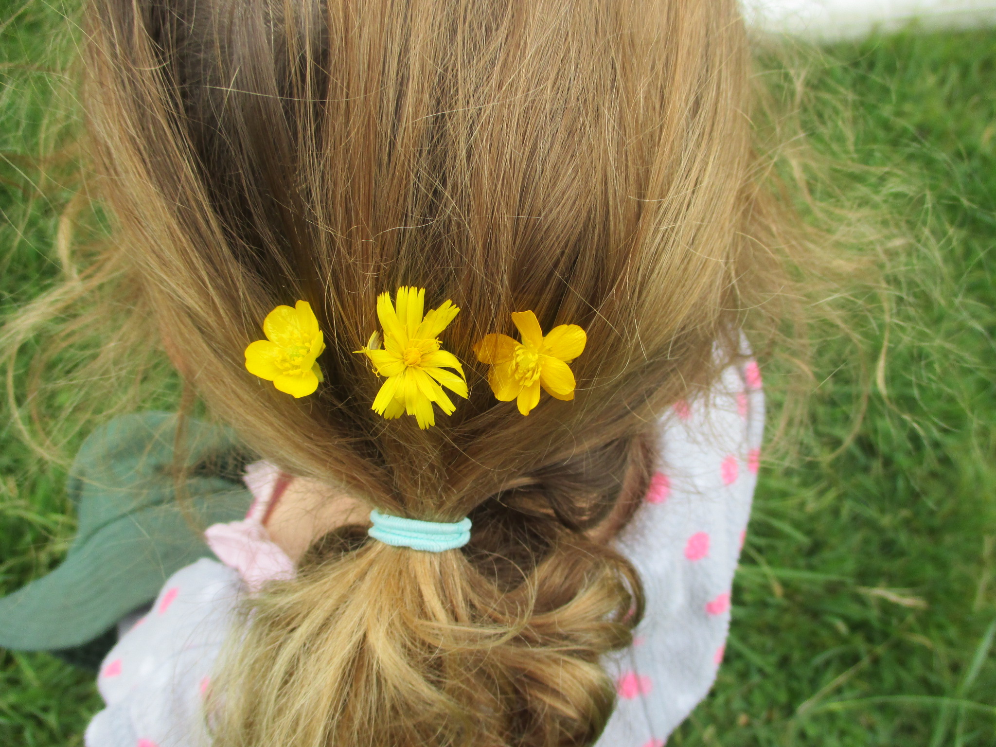 Flowers in her hair