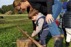 Sawing Firewood