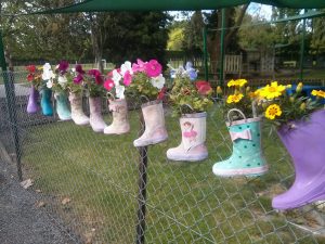 gumboot flowerpots